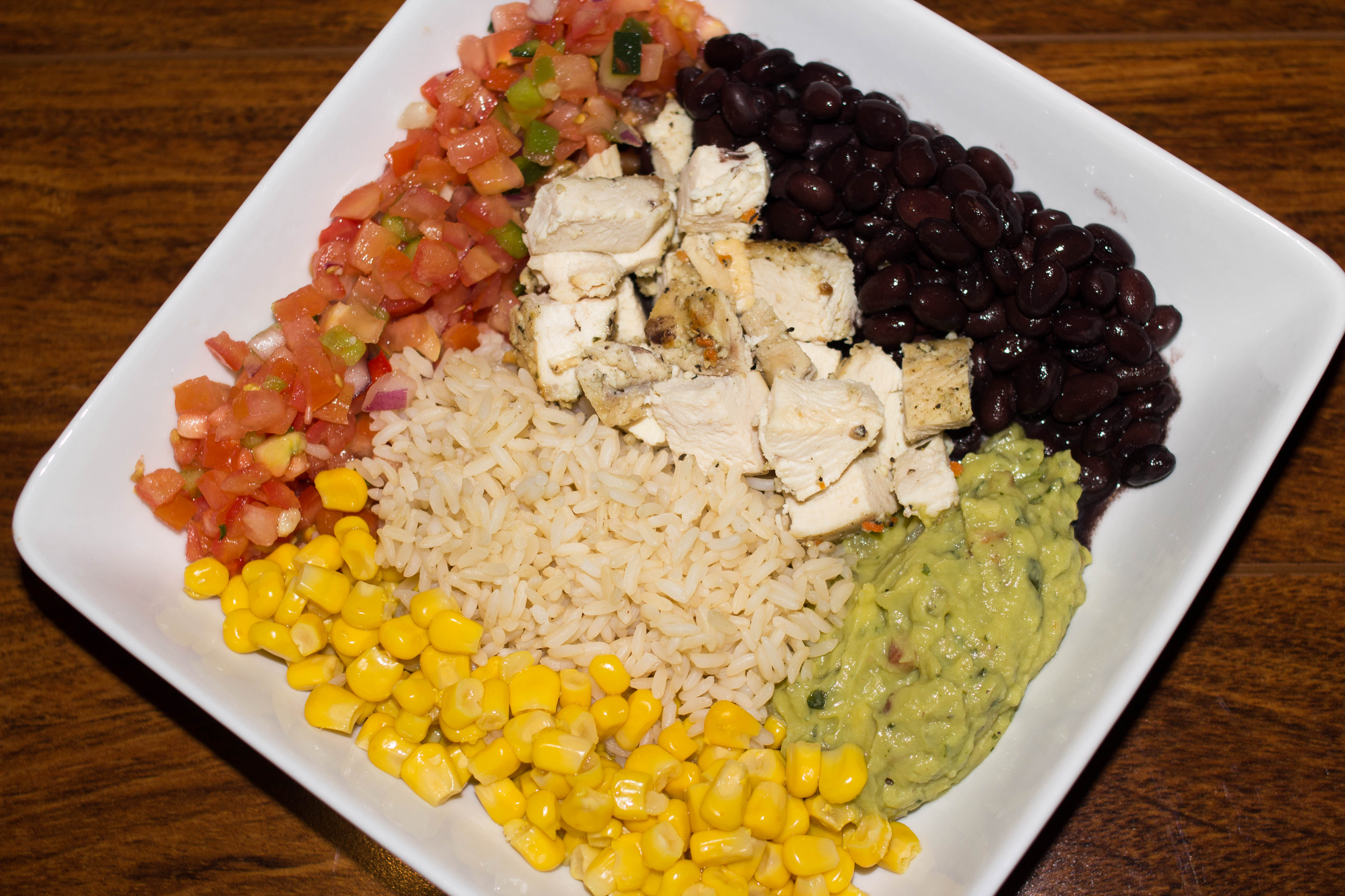 Chicken Burrito Bowl, all the flavors of a burrito in a tasty bowl