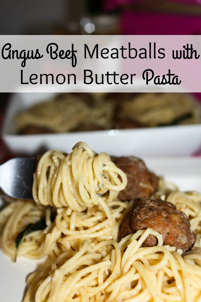 Angus Beef Meatballs with Lemon Butter Pasta is a great twist on classic meatballs and pasta. Try this simple lemon butter sauce. 