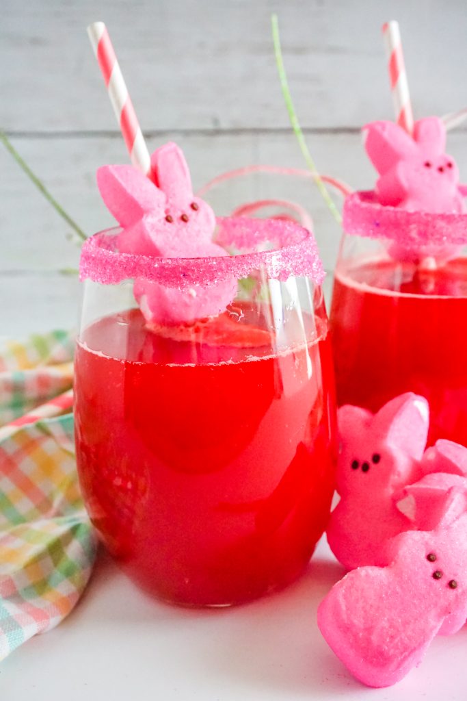 easter punch with peeps