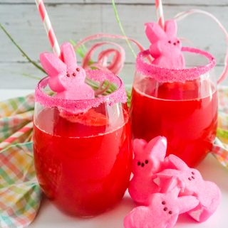 easter punch with peeps