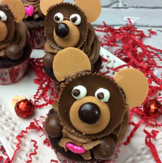 teddy bear cupcake