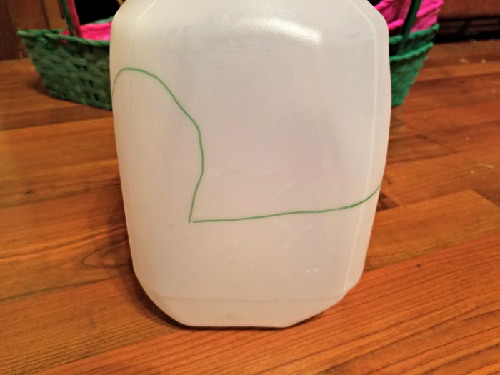 Create a simple Easter Bunny Basket the kids will love. With a few household items and an upcycled milk jug, this is a simple Easter craft for kids.