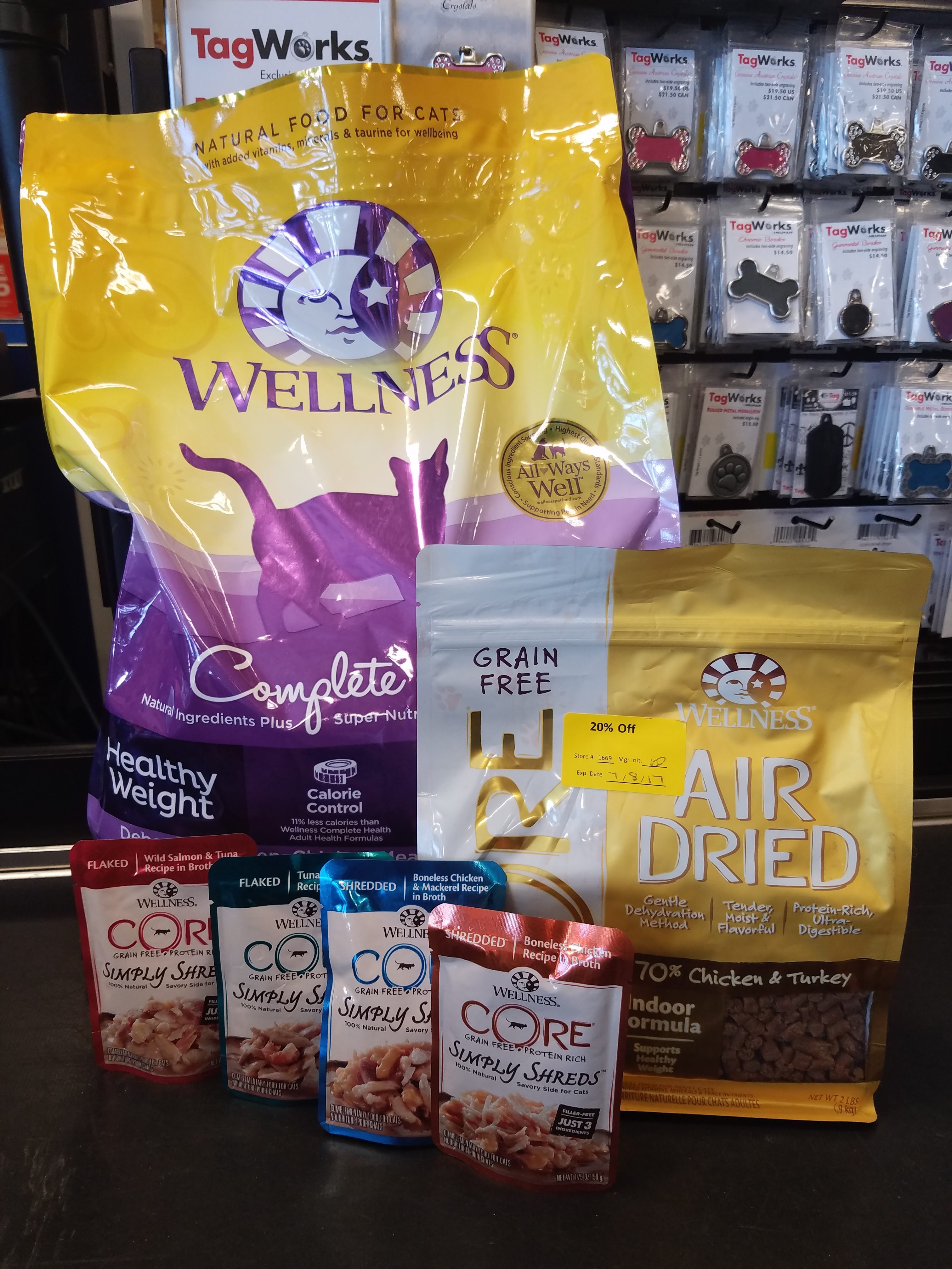 I love my cats and I want only the very best for them. Wellness brand cat food is grain free and offers complete health