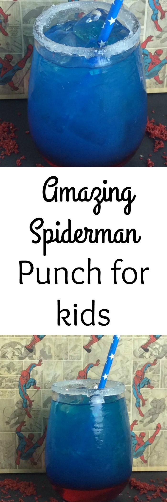 Whether you are looking for a non-alcoholic punch for kids or you have an Amazing Spiderman fan, this simple to make punch is going to make everyone happy.