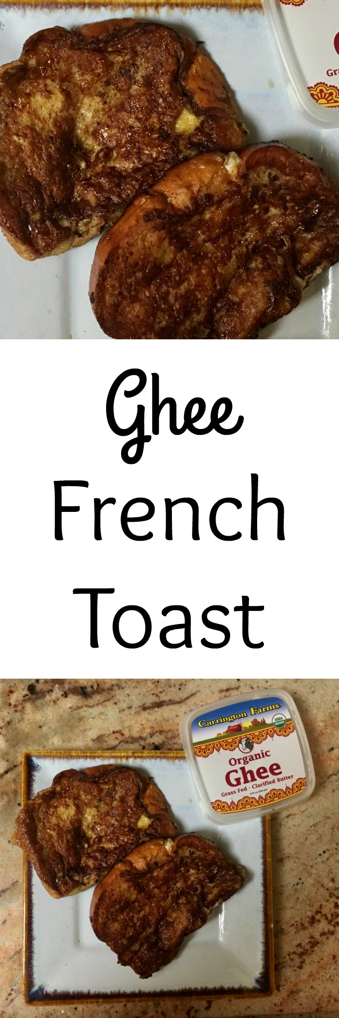 Looking for a different french toast recipe? This Ghee French Toast is such a delicious recipe to make for mom on Mother's Day