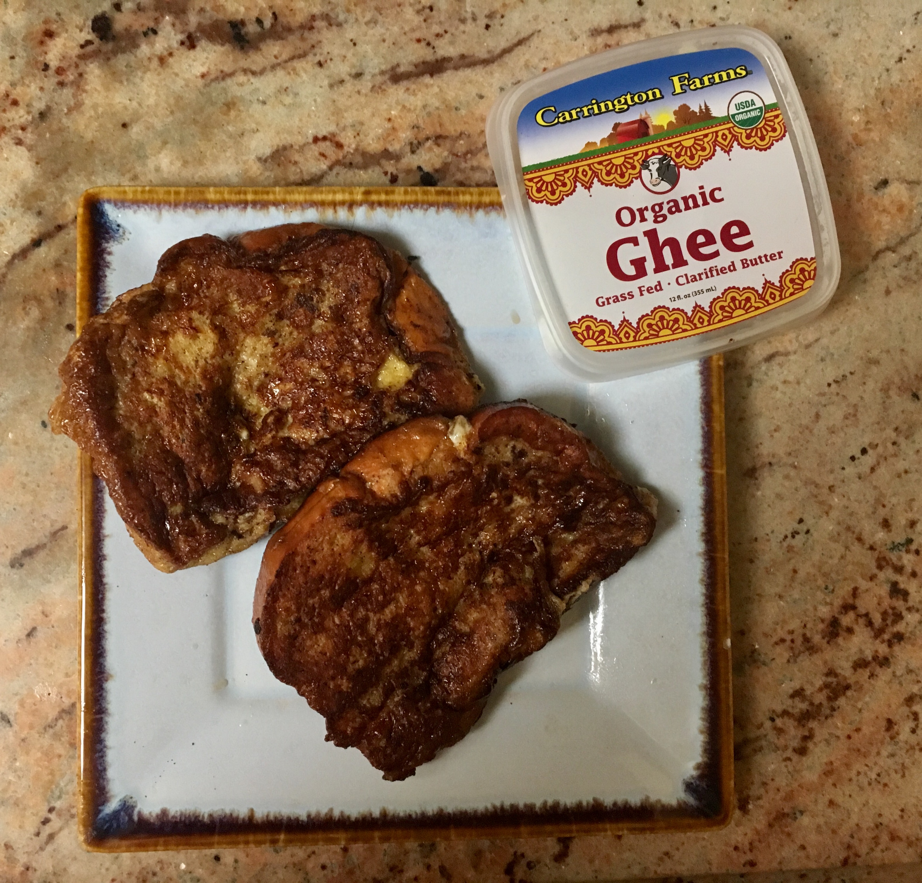 Looking for a different french toast recipe? This Ghee French Toast is such a delicious recipe to make for mom on Mother's Day