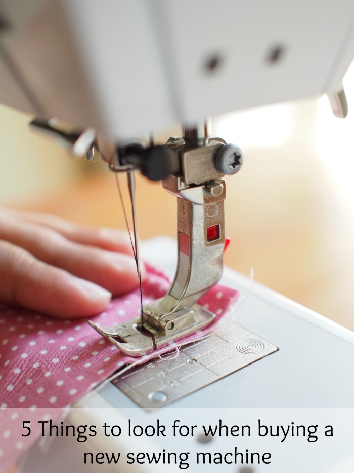 Wondering what to look for when buying a new sewing machine. 5 Things to look for when buying a new sewing machine