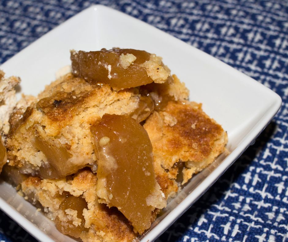 cake mix apple cobbler