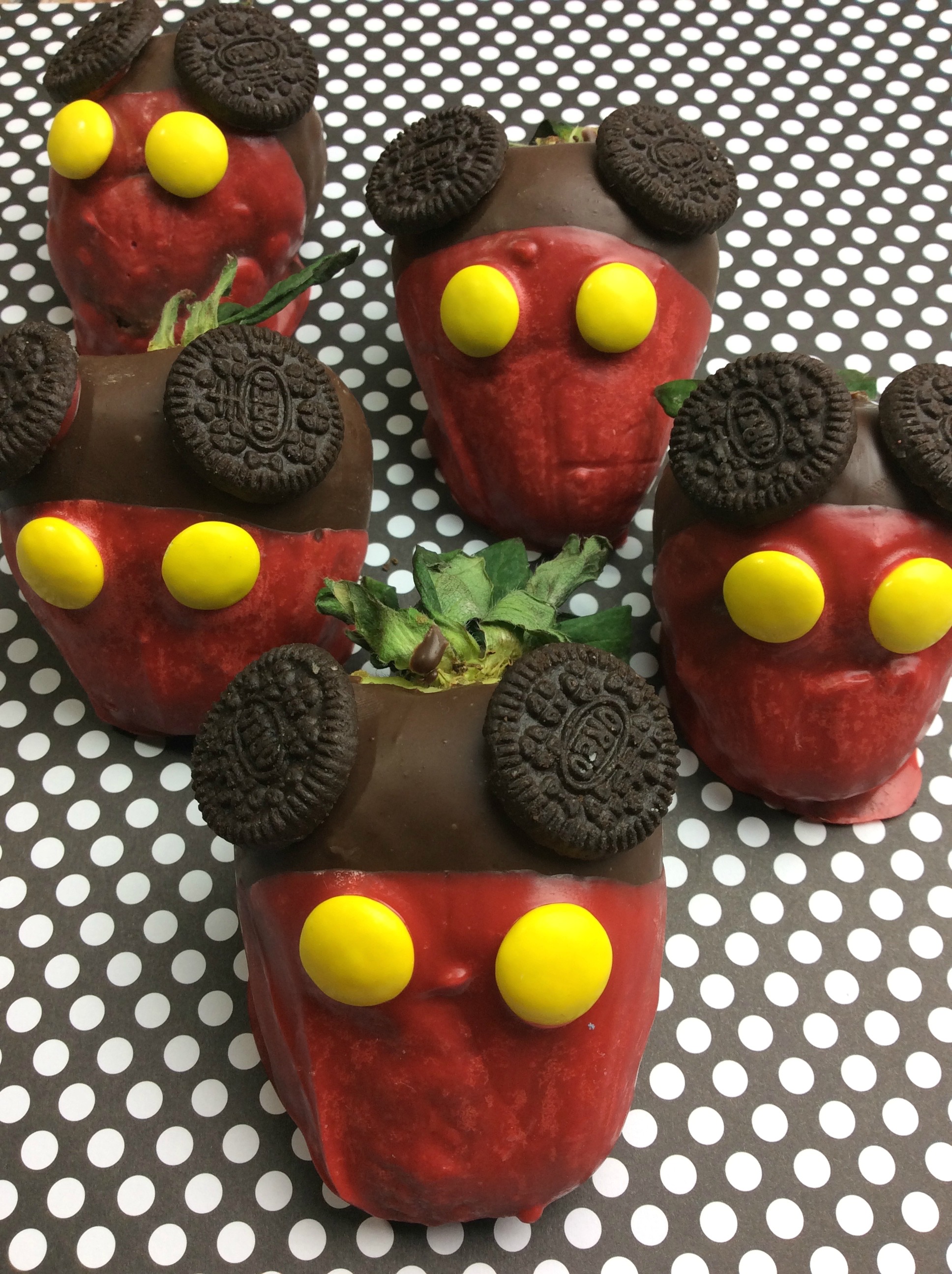 I think the only thing better than chocolate covered strawberries are Mickey Mouse chocolate covered strawberries. Easy to make and will leave your Disney fan smiling