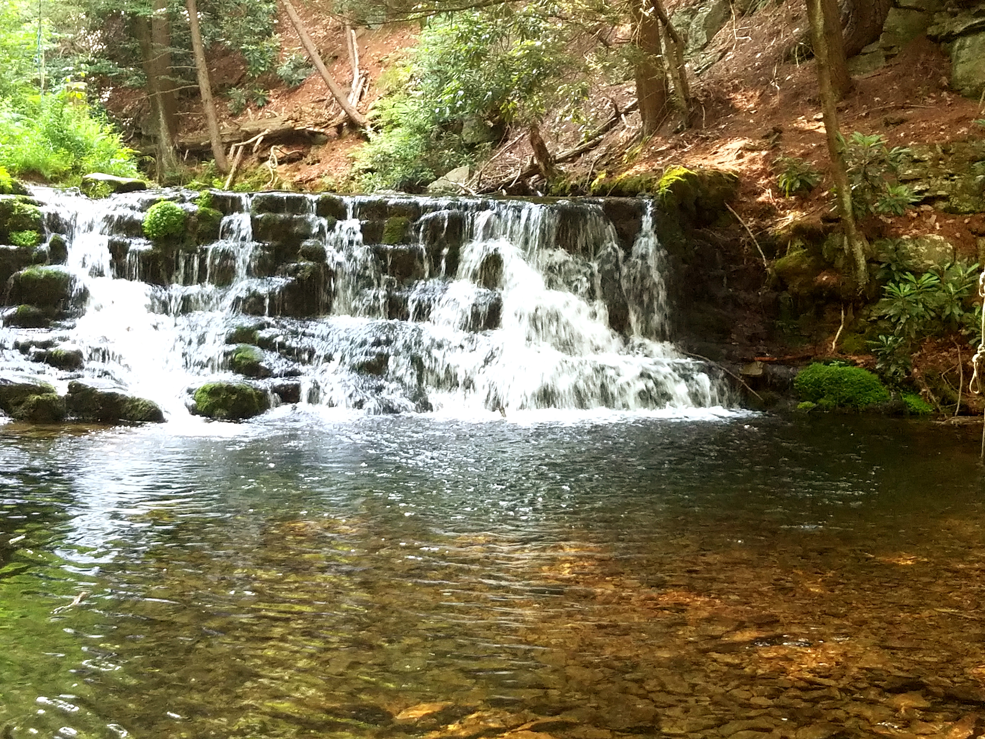 waterfall at Pocono manor