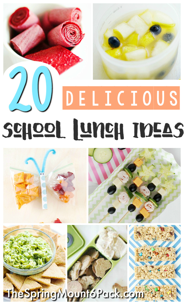 Struggling with easy lunch ideas? Here are 20 Easy Lunch Ideas that are perfect for back to school or everyday. Kids will love these lunches. 