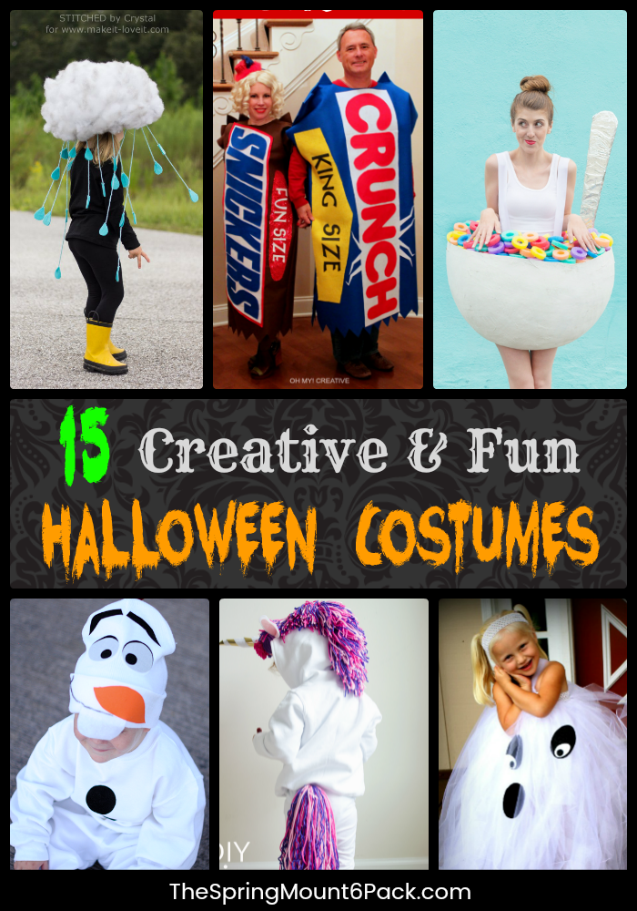 Halloween is all about the candy and the costumes. Try these simple DIY Halloween Costumes are great for making your own costumes