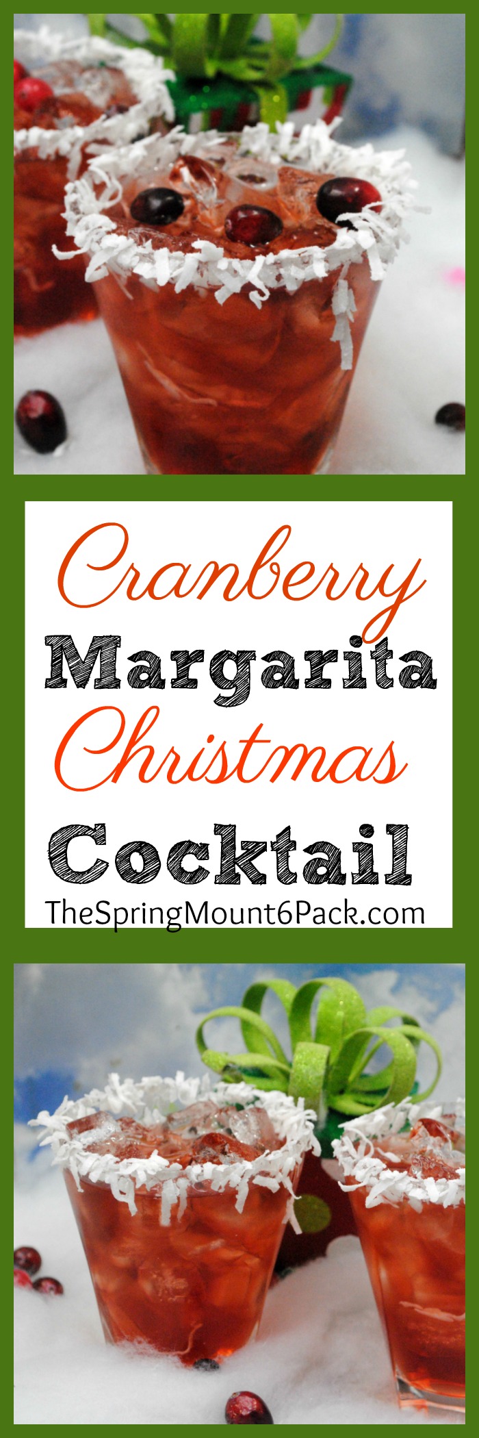 Looking for a Christmas cocktail? Or a great cocktail for Thanksgiving? This specialty Christmas drink will be a nice treat for your next Christmas get together.