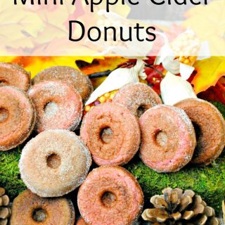 Apple Cider Donut Ingredients: 4 TBSP unsalted butter, melted and cooled ½ c apple cider 1 C flour 1 tsp baking powder ½ tsp cinnamon ¼ tsp nutmeg ¼ tsp salt ⅓ C sugar 1 egg, room temp These donuts are a delicious twist on an apple recipe. Using Apple Cider, the taste of these Apple Cider donuts is amazing. Making the donuts: Preheat oven to 425 degrees. In a double boiler, melt the butter. Remove from heat and stir in the apple cider. Set this aside. Add all of your flour, baking powder, nutmeg, and salt in a bowl, mix well. Transfer the butter mixture to a bowl, whisk in sugar and the egg, lightly beaten. When completely mixed together slowly begin to add this mixture (the wet mixture) to the flour bowl. Don't over stir, just ensure that all of your ingredients are well blended. Spray the mini donut pan with baking spray. Spoon in the batter until each is filled ½ way. Bake at 425 degrees for 5-6 minutes and springs back with a slight touch. Add the sugar and cinnamon in a bowl, stirring to mix, then pour into a clean salt shaker. While the donuts are still warm shake the sugar/cinnamon on each donut. Once slightly cooled remove from the donut pan placing on a wire rack to cool completely.
