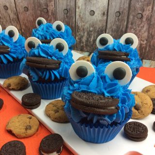 Have a Cookie Monster fan I bet they will love these Cookie Monster Cupcakes will be a hit and everyone will love how cute they are.