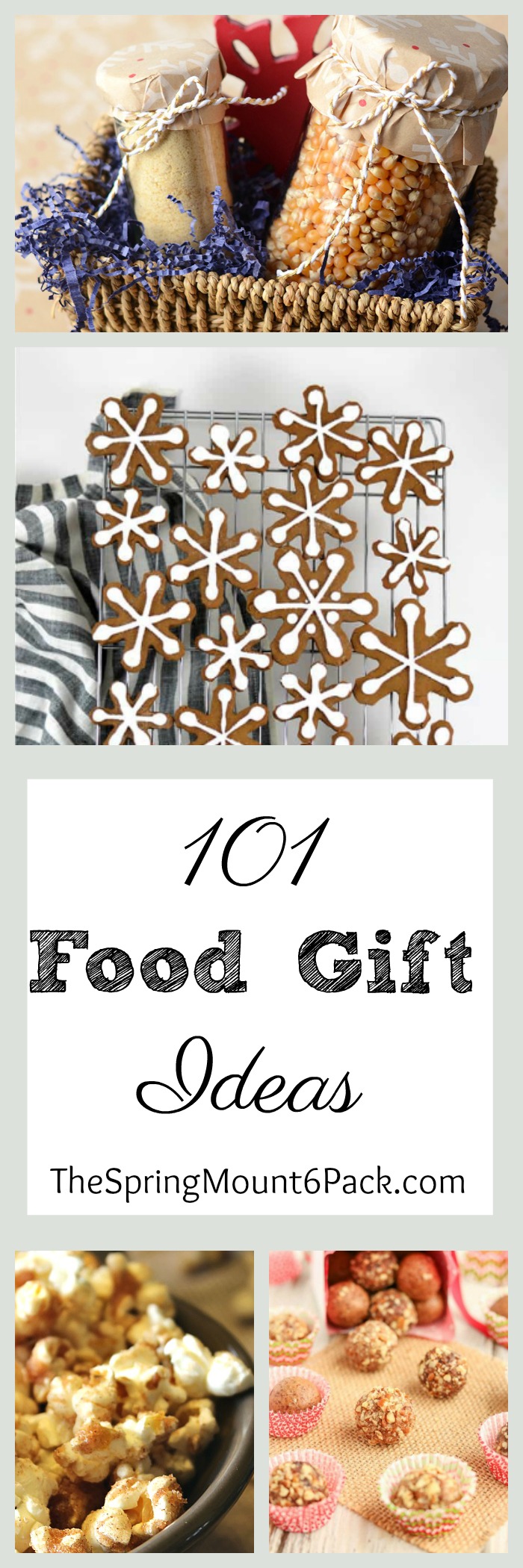 Looking for food gift ideas? Here are 101 food gift ideas that will make anyone on your Christmas list happy this holiday season.