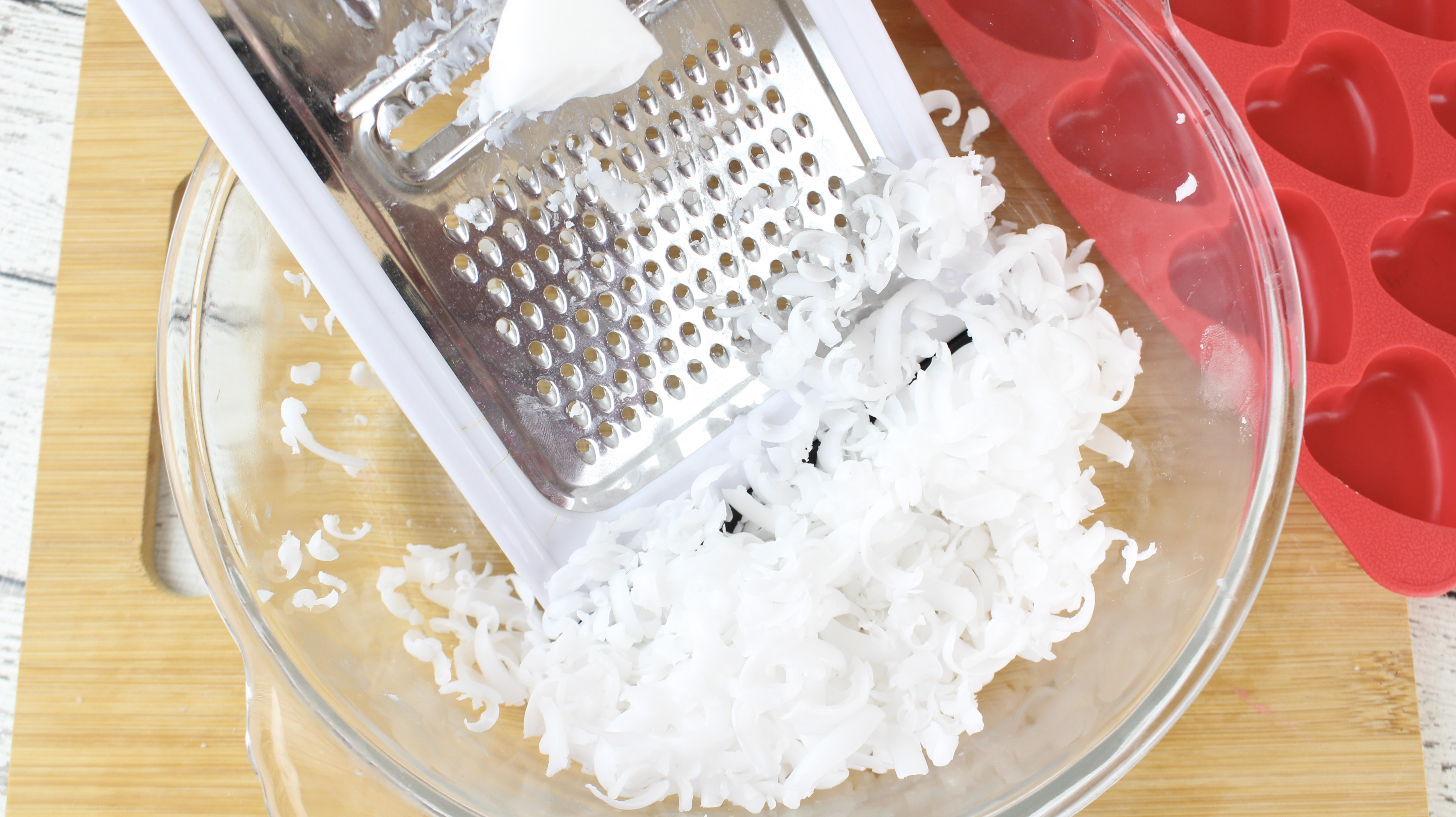 Shred or cut the soap before melting to mak Rose Vanilla Exfoliating Sugar Scrub Soap Cubes