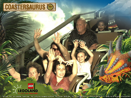 Legoland Florida coastersaurus