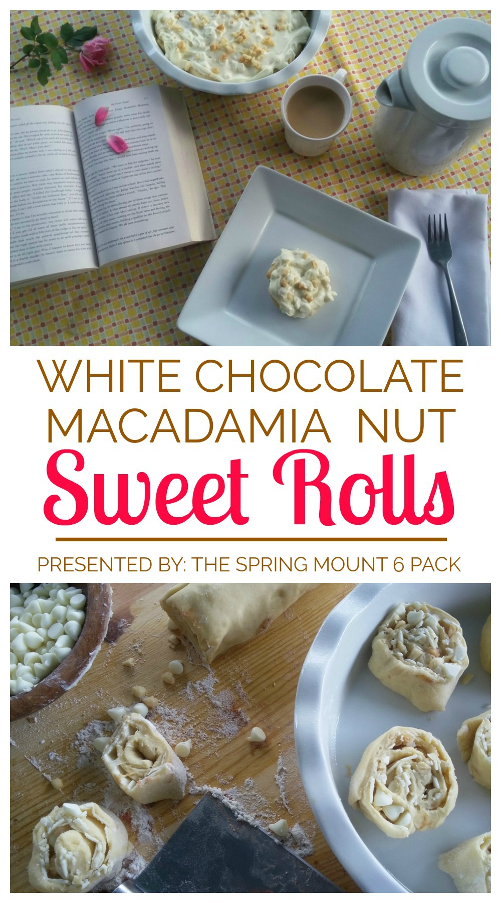 Looking for a Mother's Day breakfast idea? The perfect recipe for brunch? Maybe you love sweet rolls or cinnamon buns for dessert. It doesn't matter why you make it, but these white chocolate macadamia nut rolls are heaven.