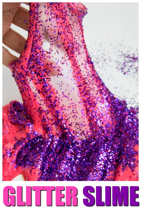 Homemade Glitter Slime