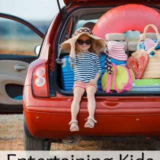 Taking a road trip with kids? Want to avoid the "Are we there yet?" Try these trips for Entertaining Kids on a Road Trip.