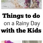 Are the kids going crazy on a rainy day? Bored Kids on a summer afternoon? Here are great ideas of things to do on a rainy day.