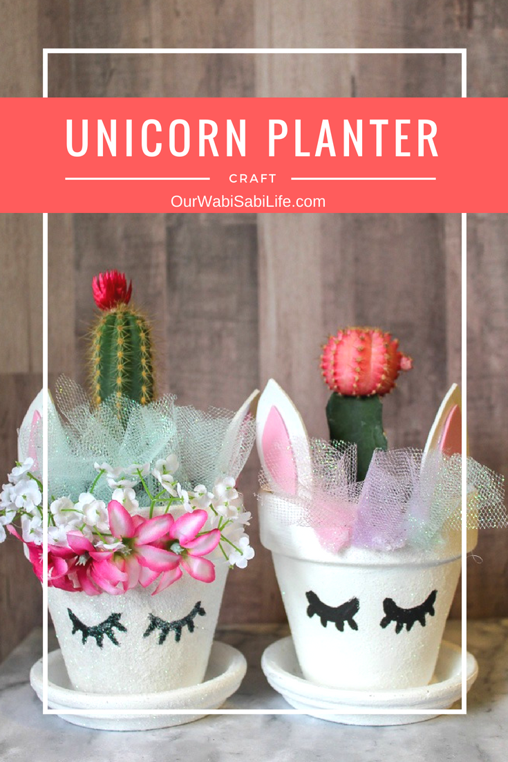 Love unicorns? Looking for a way to add more unicorns into your house? Create a Unicorn Planter to show off some of your beautiful cactus plants. This is a simple and fun flower pot craft.