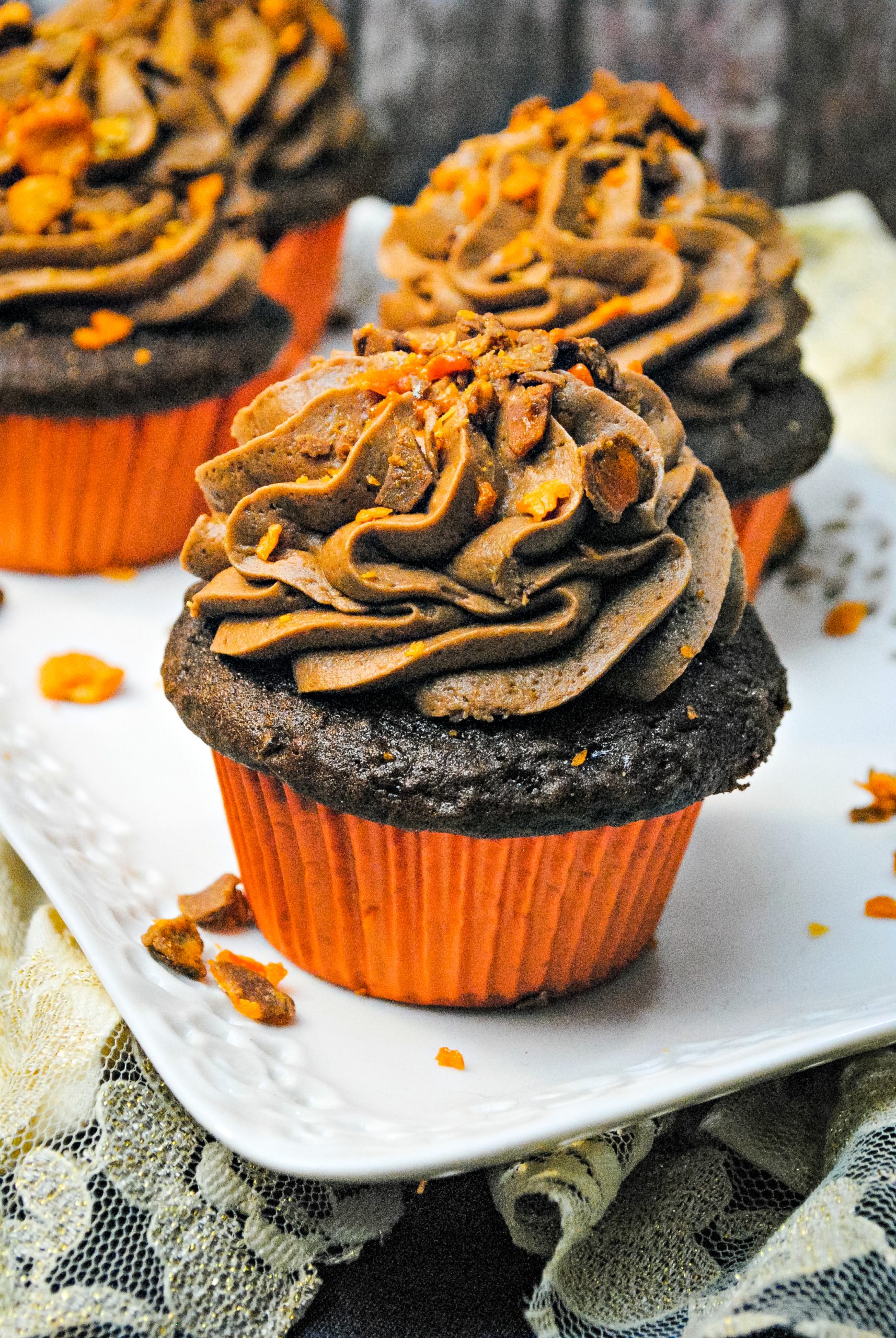 Butterfinger Cupcakes What to Do With Leftover Halloween Candy