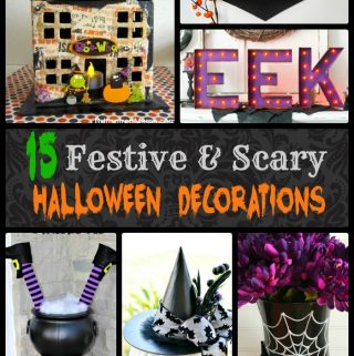 Looking for festive and scary Halloween decorations? With a combination of simple DIY Halloween decorations and a few that can be purchased, any Halloween fan will love this list.