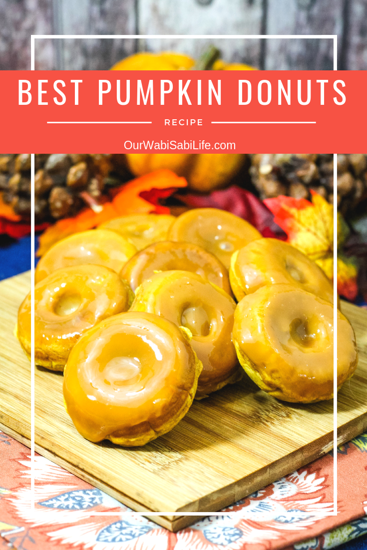 Looking for a delicious pumpkin donut recipe? These baked mini donuts are the perfect sized pumpkin treat. Filled with pumpkin spice flavor, these donuts are glazed to perfection. #pumpkin #treat #breakfast #donuts
