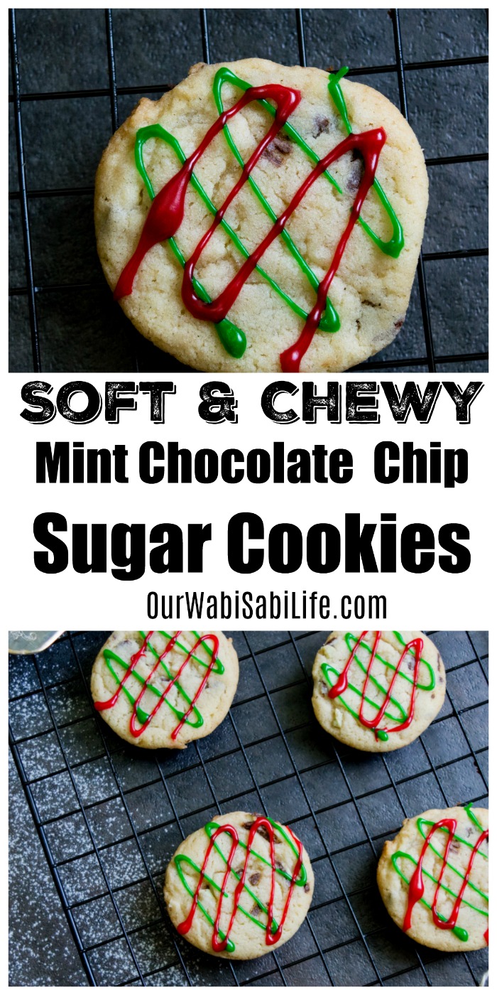 Looking for an amazing sugar cookie recipe? This mint sugar cookies recipe is out of this world. Perfect Christmas cookies, chocolate mint sugar cookies taste fantastic. These mint sugar cookies have Andes candies in the mix. #cookies #Christmas #Mint #Chocolate