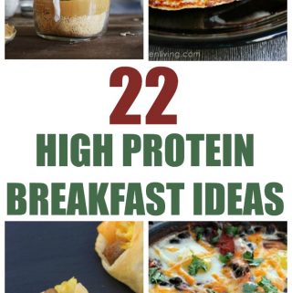 Start the day out right, with a healthy high protein breakfast that will keep your sugar in check, boost your metabolism, and help you feel great! Enjoy these 22 high protein breakfast recipes.