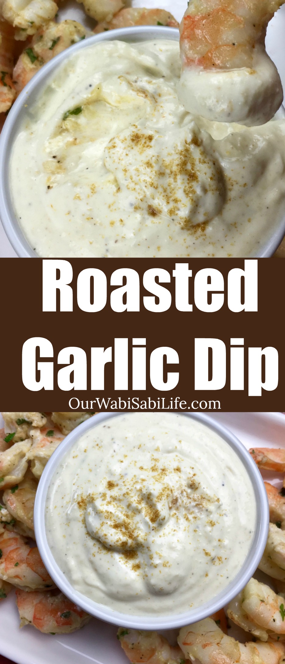 Looking for a savory dip? This roasted garlic dip is great with vegetables, on a sandwich or with shrimp. Make a batch before everyone comes over to watch the big game or for a picnic.