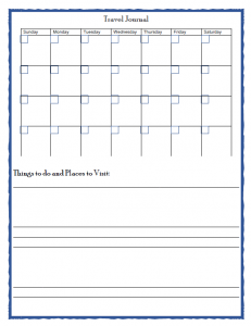 FREE Travel Organizer Printable - Our WabiSabi Life