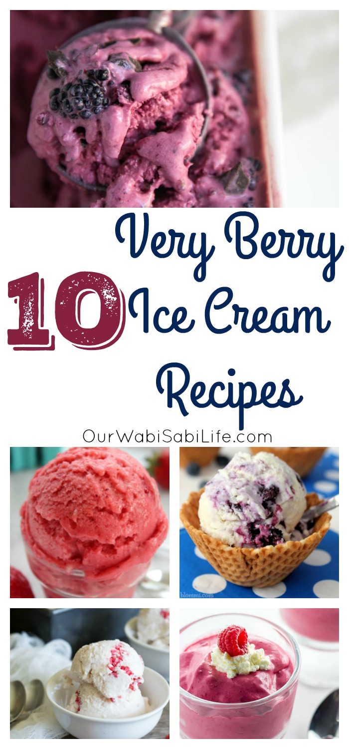 Ice cream is such a great dessert. It is sweet and tasty and most people love it. Berry ice cream is a great choice since it isn't that sweet and it isn't as rich. These recipes are perfect for anyone who want to make your own ice cream. 