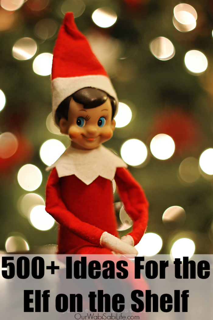 Elf on the shelf idea for the elf on sitting