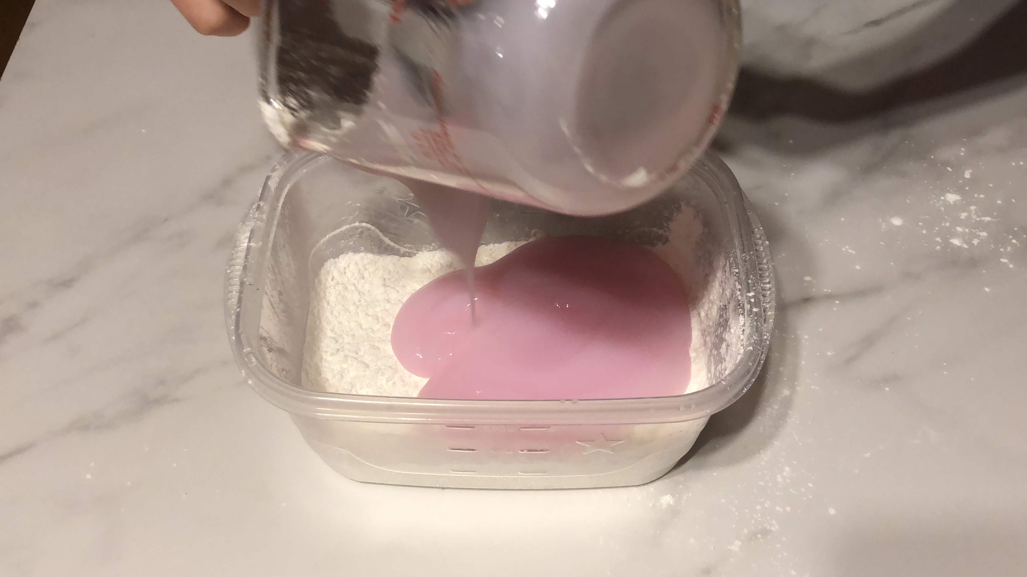 Easy Moon Dough Recipe with Corn Starch and Conditioner