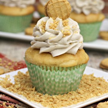 Peanut butter banana cupcakes