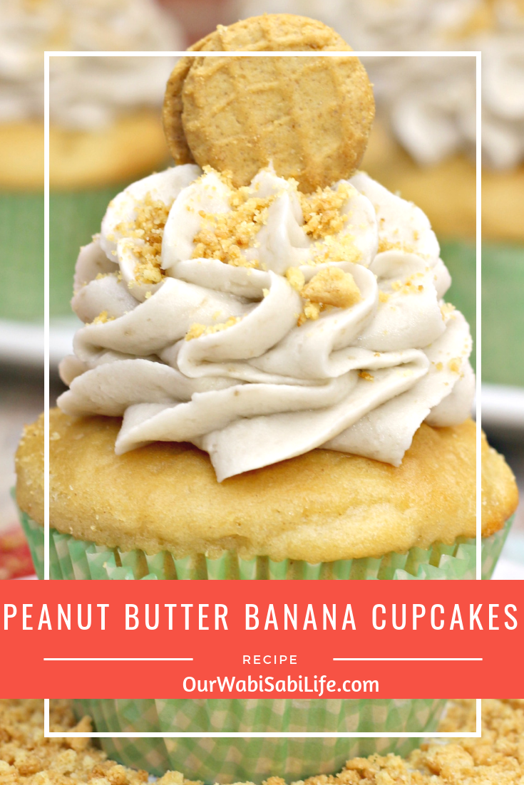 Peanut Butter Banana Cupcakes