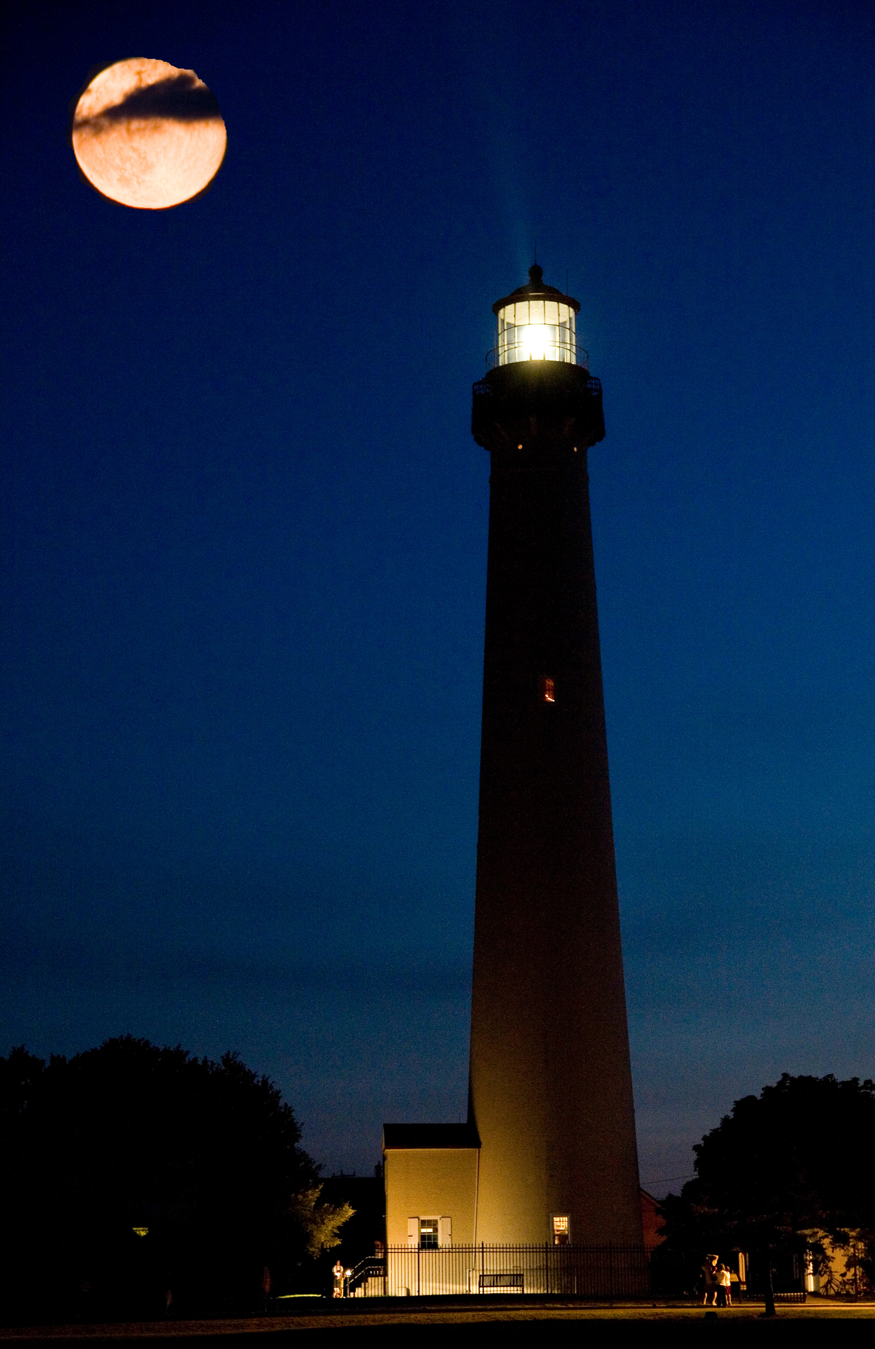 Cape May Lighthouse at Night