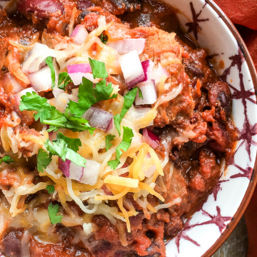 pulled pork chili