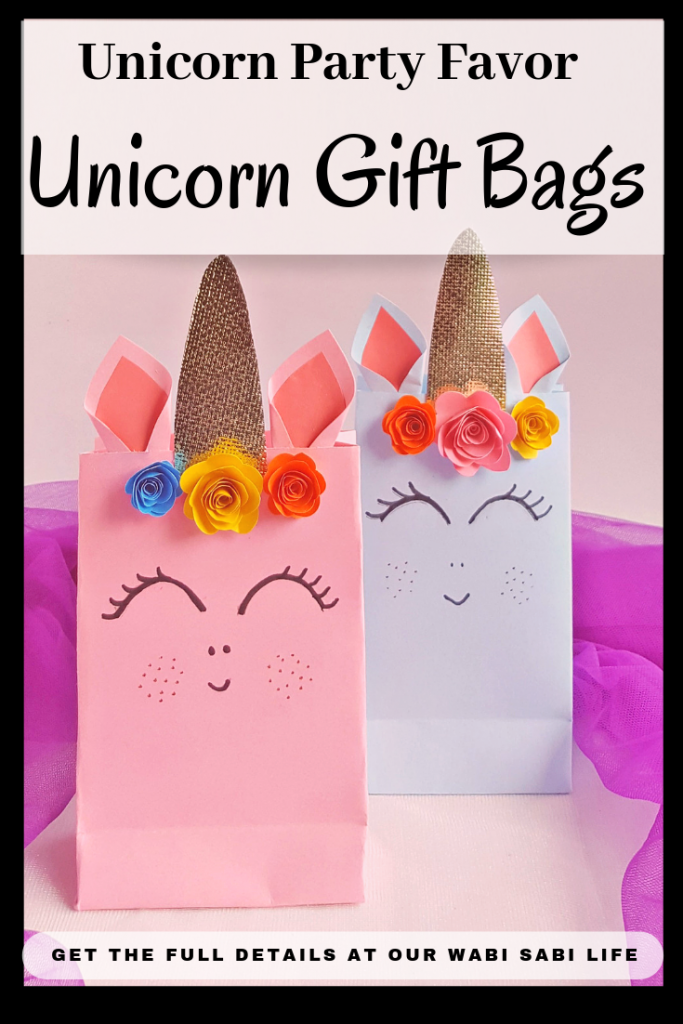 Unicorn Gift bag Unicorn Party Favors Ideas Our Wabi Sabi Life