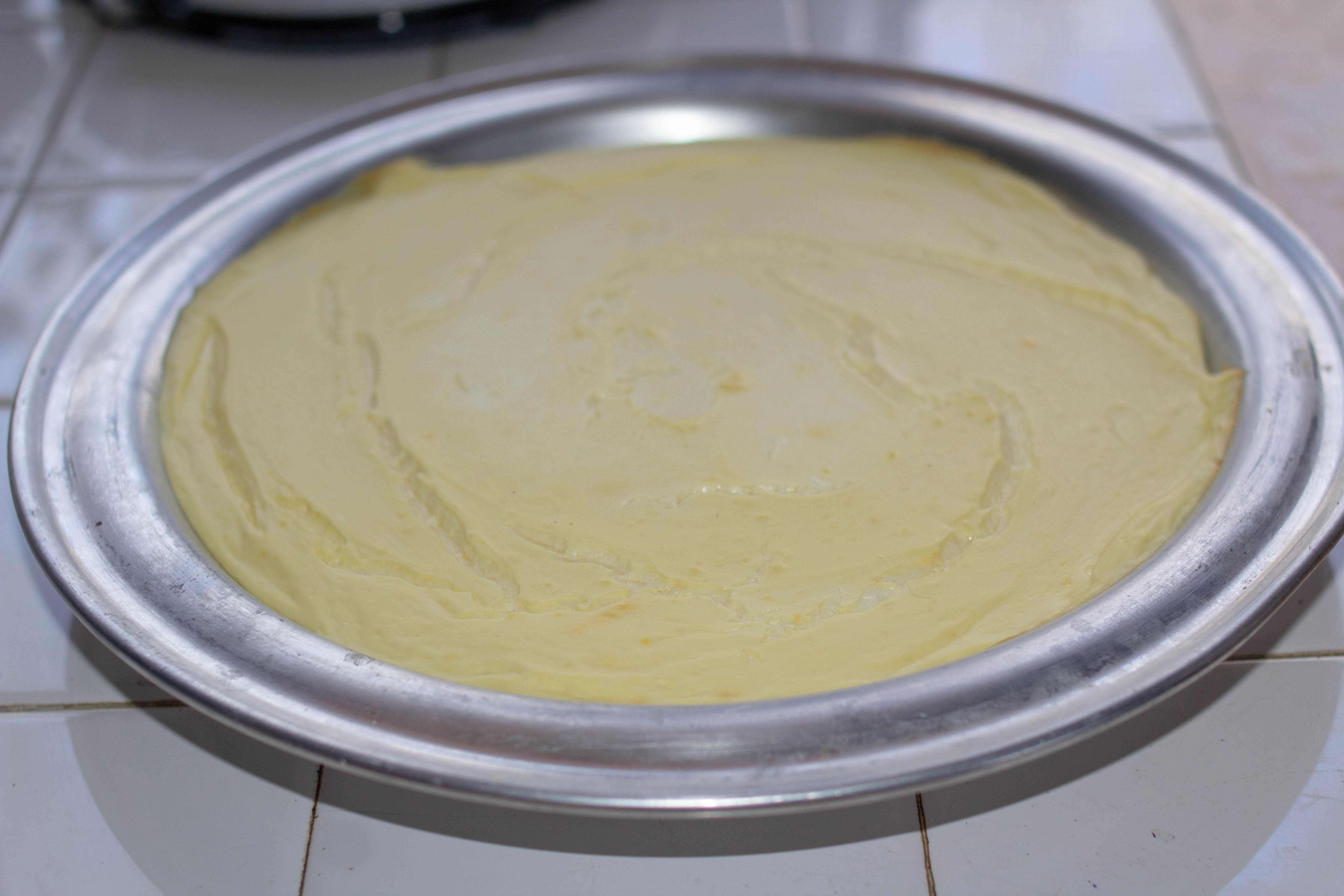Baked Cheesecake in a pan