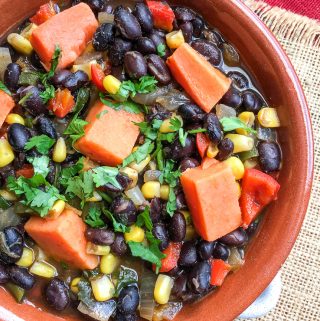 black bean soup