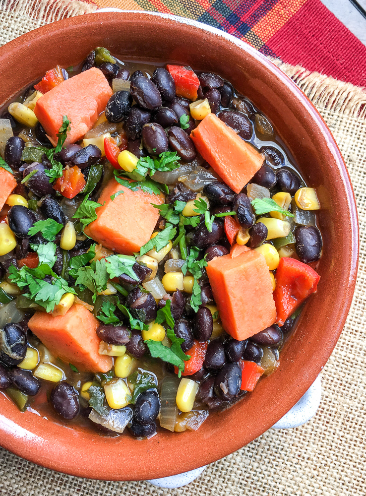 Black Bean and Sweet Potato Soup | Healthy Filling Soup