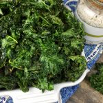 Crispy Kale Chips are healthier than potato chips and for someone eating a low calorie, following Weight Watchers, low carb or keto diet, Kale Chips are great for having a crunchy go-to snack. Try this easy recipe for tasty kale chips. These tasty Kale chips are only 1 Weight Watcher point.
