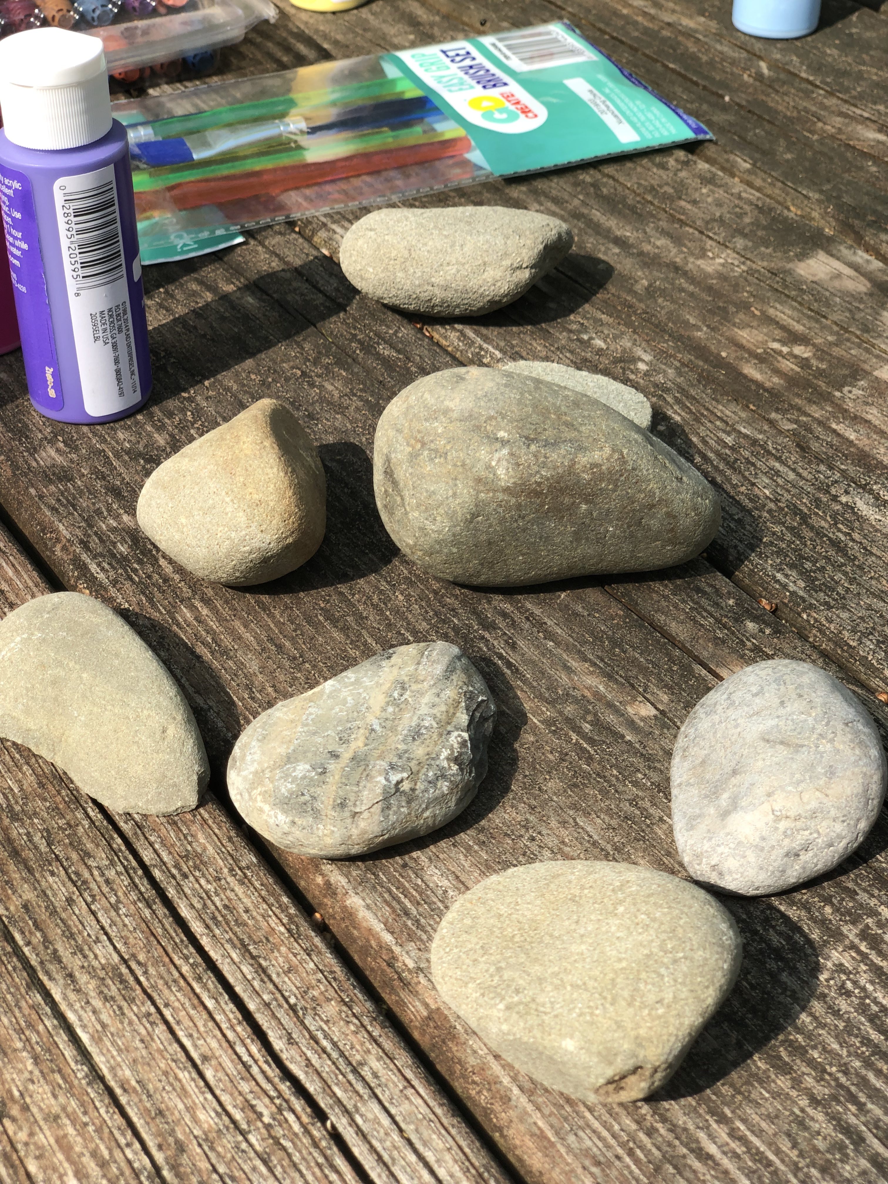 rocks for father's day craft