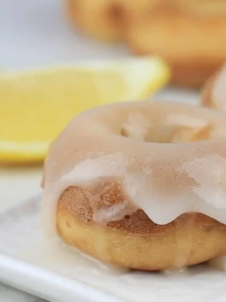 Love Lemon? Want to make Lemon Donuts at home? You have to try this recipe. These lemon doughnuts are so good you might eat the whole batch. But don't worry, they are only 1 point on Weight Watchers lemon donuts