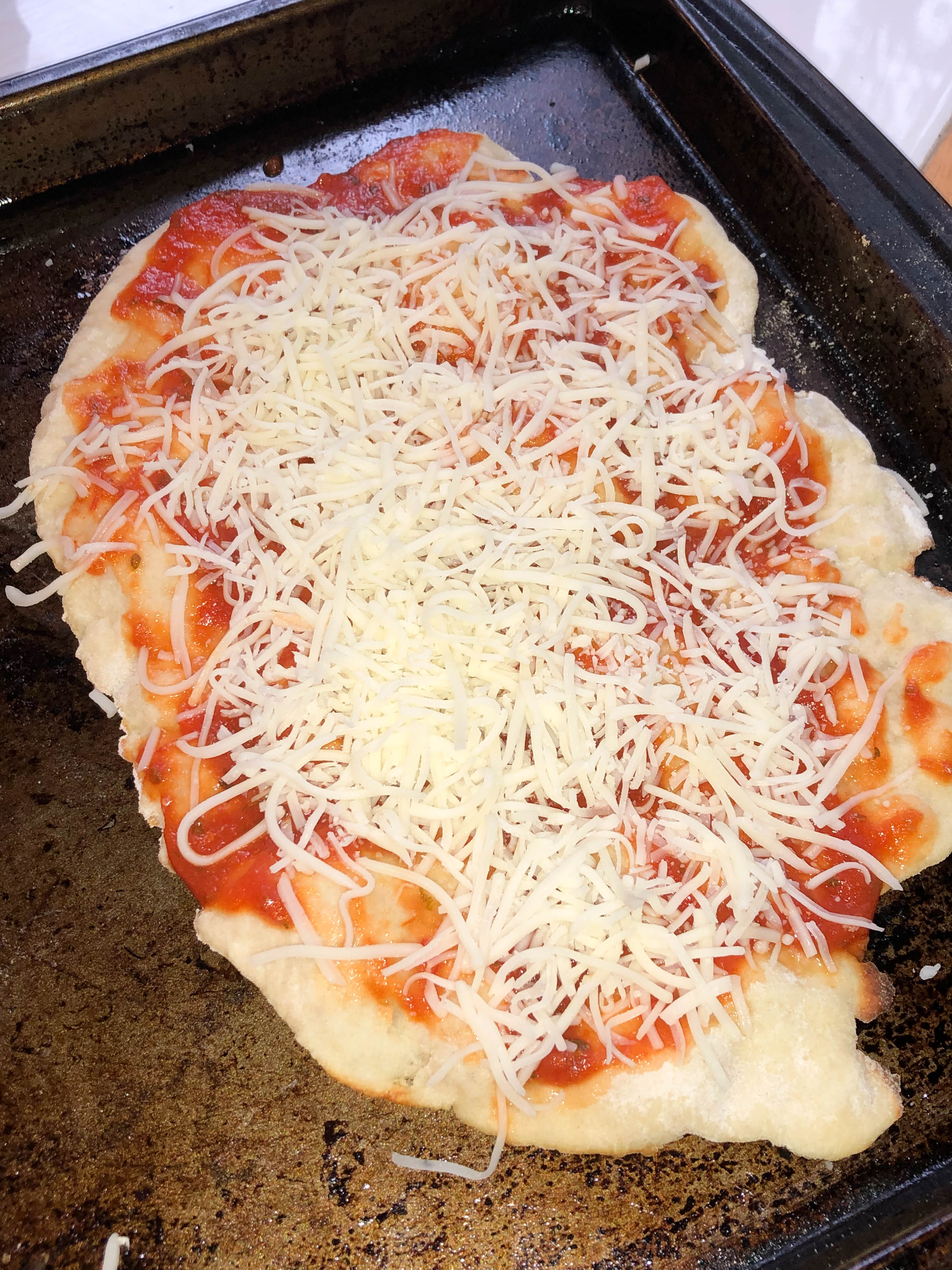 pizza with cheese