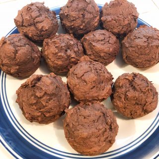 chocolate pumpkin muffins